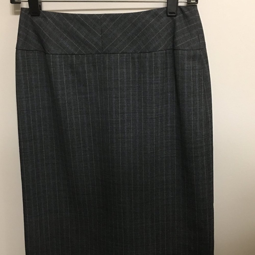 Pinstripe skirt